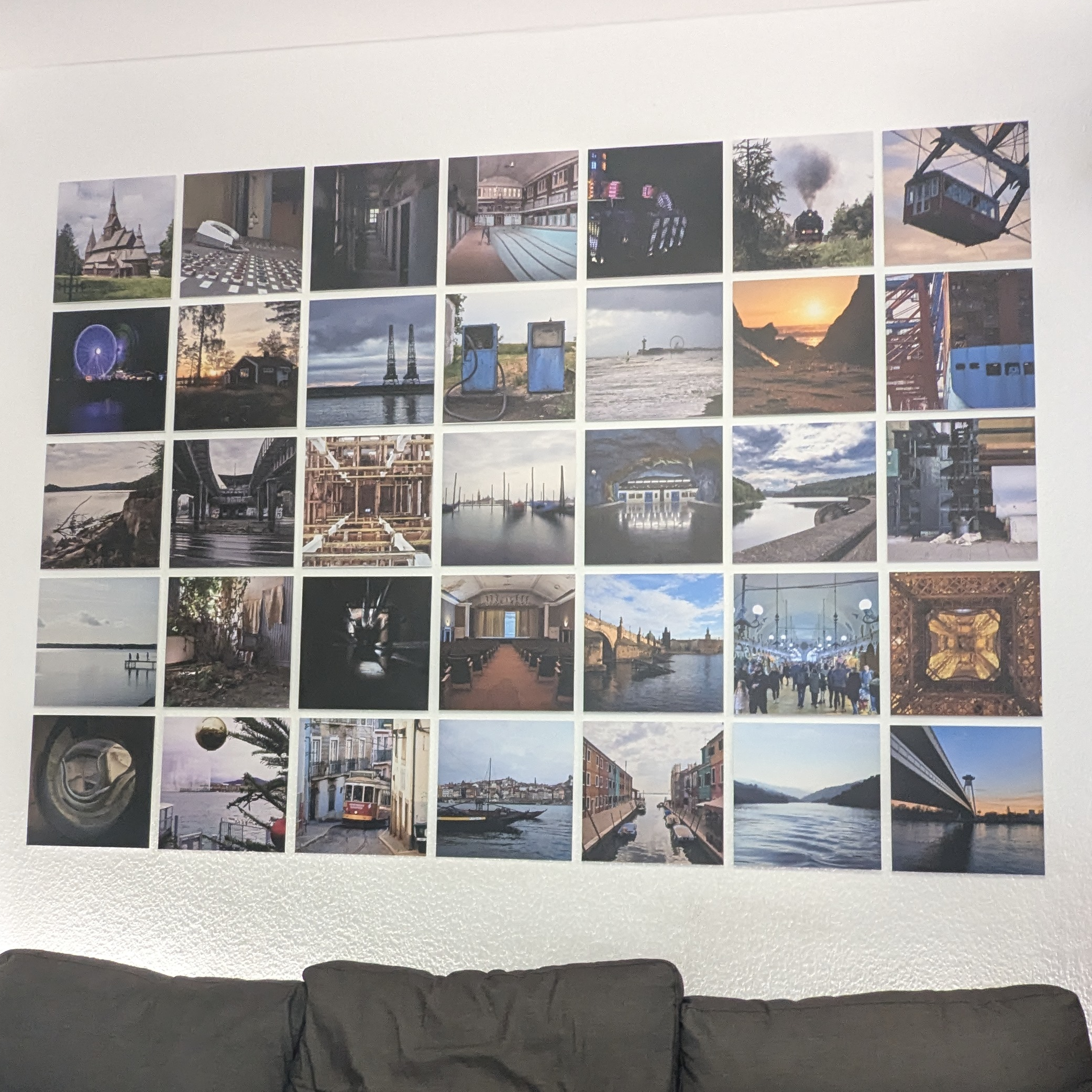 Wall with Pictures